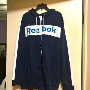 Reebok Hooded zip up sweat shirt